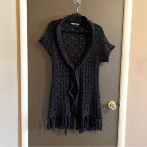 Black Knitted Cardigan
